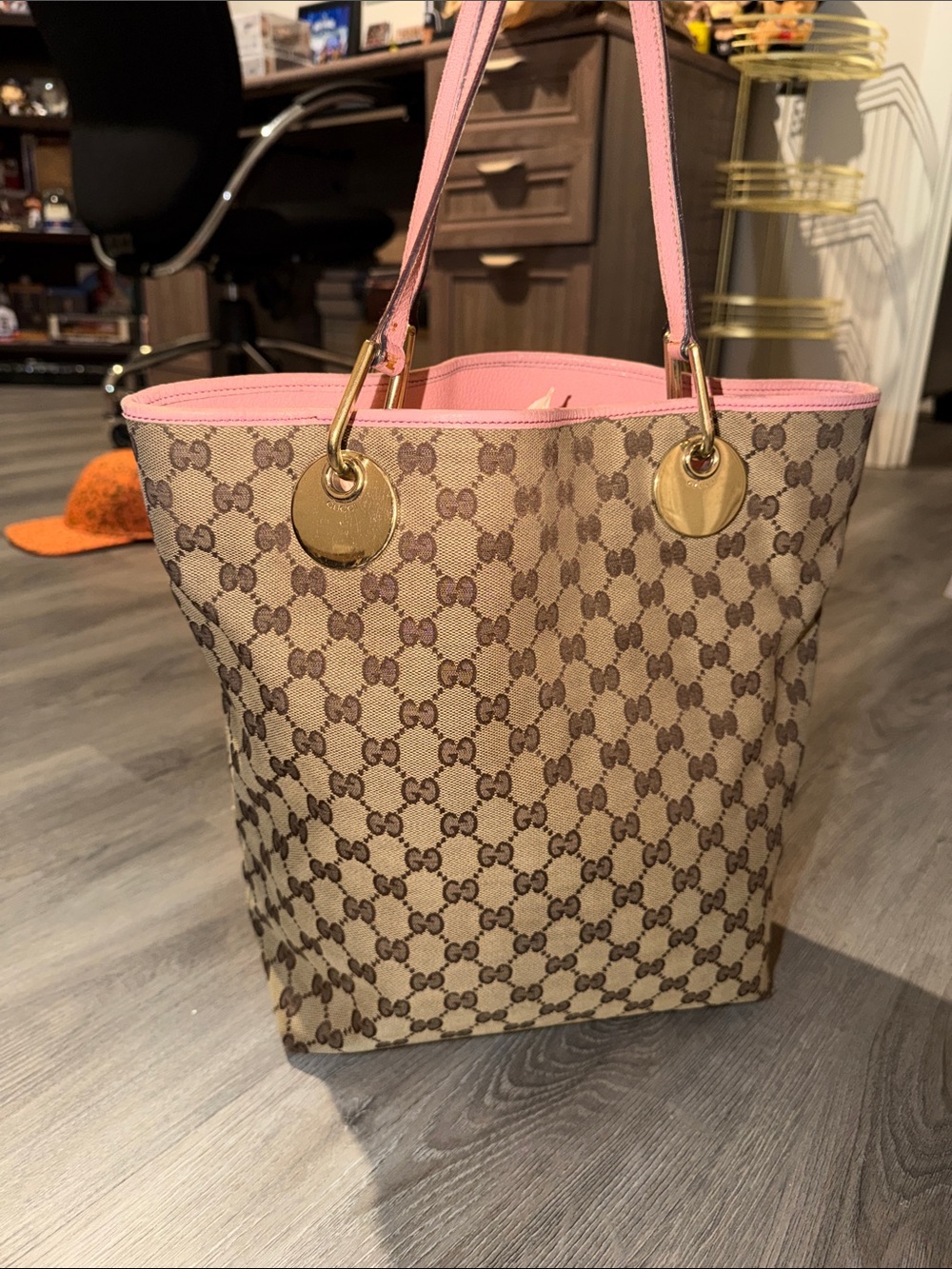 Gucci Eclipse Tote Pink Mono